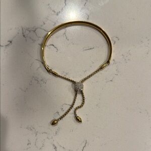 MONICA VINADER Gold Bracelet with Silver Accents